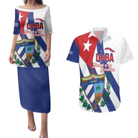 Cuba Liberation Day Couples Matching Puletasi and Hawaiian Shirt Triumph Of The Revolution - Wonder Print Shop