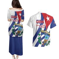 Cuba Liberation Day Couples Matching Puletasi and Hawaiian Shirt Triumph Of The Revolution - Wonder Print Shop