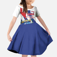 Cuba Liberation Day Family Matching Off Shoulder Maxi Dress and Hawaiian Shirt Triumph Of The Revolution - Wonder Print Shop