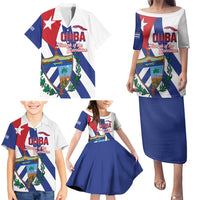 Cuba Liberation Day Family Matching Puletasi and Hawaiian Shirt Triumph Of The Revolution - Wonder Print Shop