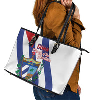 Cuba Liberation Day Leather Tote Bag Triumph Of The Revolution - Wonder Print Shop