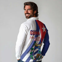 Cuba Liberation Day Long Sleeve Polo Shirt Triumph Of The Revolution - Wonder Print Shop