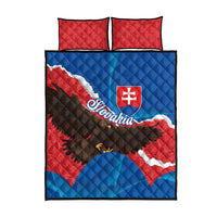Slovakia Restoration Day Quilt Bed Set Happy 1st Of January - Slovak Golden Eagle - Wonder Print Shop