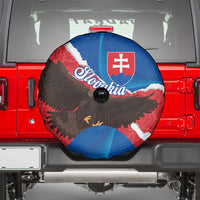 Slovakia Restoration Day Spare Tire Cover Happy 1st Of January - Slovak Golden Eagle - Wonder Print Shop