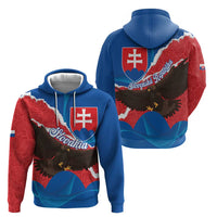 Slovakia Restoration Day Zip Hoodie Happy 1st Of January - Slovak Golden Eagle - Wonder Print Shop