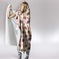 Wales Corgi Christmas Hooded Blanket Nadolig Llawen Welsh Dog Seamless Vibes - Wonder Print Shop