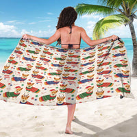 Wales Corgi Christmas Sarong Nadolig Llawen Welsh Dog Seamless Vibes - Wonder Print Shop