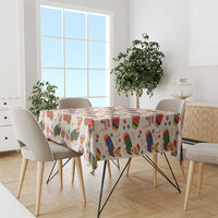 Wales Corgi Christmas Tablecloth Nadolig Llawen Welsh Dog Seamless Vibes - Wonder Print Shop