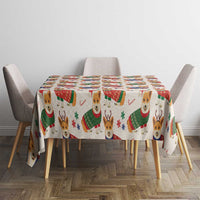 Wales Corgi Christmas Tablecloth Nadolig Llawen Welsh Dog Seamless Vibes - Wonder Print Shop