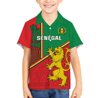 Senegal Football Kid Hawaiian Shirt 2024 Go Champions Lions De La Teranga - Wonder Print Shop