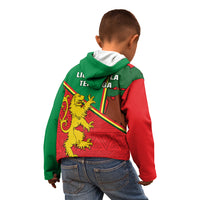 Senegal Football Kid Hoodie 2024 Go Champions Lions De La Teranga - Wonder Print Shop