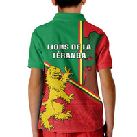 Senegal Football Kid Polo Shirt 2024 Go Champions Lions De La Teranga - Wonder Print Shop