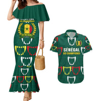 Custom Senegal Football Couples Matching Mermaid Dress and Hawaiian Shirt 2024 Culture Pour Home Style - Wonder Print Shop
