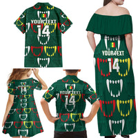 Custom Senegal Football Family Matching Off Shoulder Maxi Dress and Hawaiian Shirt 2024 Culture Pour Home Style - Wonder Print Shop