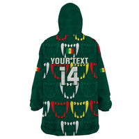 Custom Senegal Football Wearable Blanket Hoodie 2024 Culture Pour Home Style - Wonder Print Shop