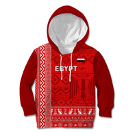 Egypt Football Kid Hoodie 2024 Go Champions Pharaohs Egyptian Patterns - Wonder Print Shop