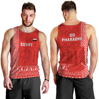 Egypt Football Men Tank Top 2024 Go Champions Pharaohs Egyptian Patterns - Wonder Print Shop