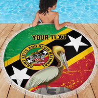 Custom Saint Kitts and Nevis Football Beach Blanket 2025 Go Sugar Boyz