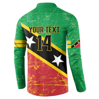 Custom Saint Kitts and Nevis Football Button Sweatshirt 2025 Go Sugar Boyz