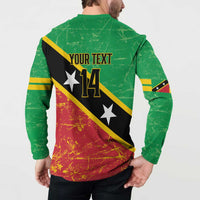 Custom Saint Kitts and Nevis Football Button Sweatshirt 2025 Go Sugar Boyz