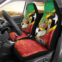 Custom Saint Kitts and Nevis Football Car Seat Cover 2025 Go Sugar Boyz
