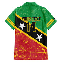 Custom Saint Kitts and Nevis Football Family Matching Long Sleeve Bodycon Dress and Hawaiian Shirt 2025 Go Sugar Boyz