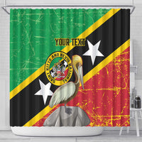 Custom Saint Kitts and Nevis Football Shower Curtain 2025 Go Sugar Boyz