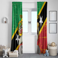 Custom Saint Kitts and Nevis Football Window Curtain 2025 Go Sugar Boyz