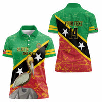 Custom Saint Kitts and Nevis Football Women Polo Shirt 2025 Go Sugar Boyz