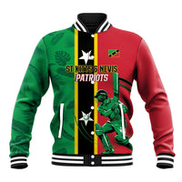 Custom Saint Kitts and Nevis Cricket Baseball Jacket Go Champions Patriots