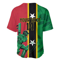 Custom Saint Kitts and Nevis Cricket Baseball Jersey Go Champions Patriots