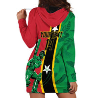 Custom Saint Kitts and Nevis Cricket Hoodie Dress Go Champions Patriots