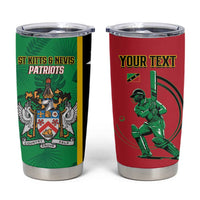 Custom Saint Kitts and Nevis Cricket Tumbler Cup Go Champions Patriots