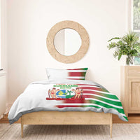 Custom Suriname Football Bedding Set 2025 Go Natio White Color