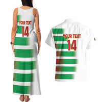 Custom Suriname Football Couples Matching Tank Maxi Dress and Hawaiian Shirt 2025 Go Natio White Color