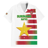 Custom Suriname Football Family Matching Mermaid Dress and Hawaiian Shirt 2025 Go Natio White Color