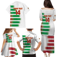 Custom Suriname Football Family Matching Puletasi and Hawaiian Shirt 2025 Go Natio White Color
