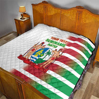 Custom Suriname Football Quilt 2025 Go Natio White Color