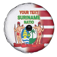 Custom Suriname Football Spare Tire Cover 2025 Go Natio White Color