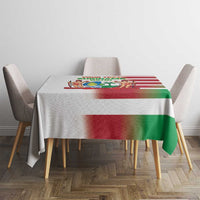 Custom Suriname Football Tablecloth 2025 Go Natio White Color