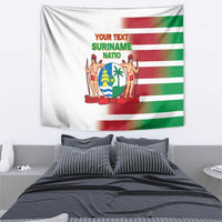 Custom Suriname Football Tapestry 2025 Go Natio White Color