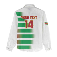Custom Suriname Football Women Casual Shirt 2025 Go Natio White Color