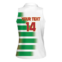 Custom Suriname Football Women Sleeveless Polo Shirt 2025 Go Natio White Color