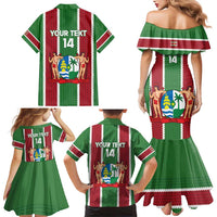 Custom Suriname Football Family Matching Mermaid Dress and Hawaiian Shirt 2025 Go Natio Flag Color