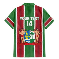 Custom Suriname Football Family Matching Mermaid Dress and Hawaiian Shirt 2025 Go Natio Flag Color