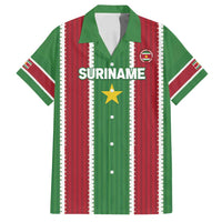 Custom Suriname Football Family Matching Puletasi and Hawaiian Shirt 2025 Go Natio Flag Color