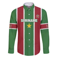 Custom Suriname Football Family Matching Puletasi and Hawaiian Shirt 2025 Go Natio Flag Color