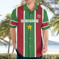 Custom Suriname Football Hawaiian Shirt 2025 Go Natio Flag Color