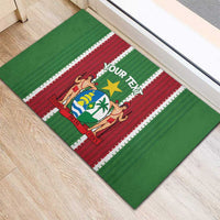 Custom Suriname Football Rubber Doormat 2025 Go Natio Flag Color
