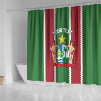 Custom Suriname Football Shower Curtain 2025 Go Natio Flag Color